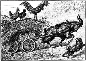 Illustration from the childrens book Little Bo-Peep, c1880. Artist: Ernest Henry Griset