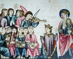 Illustration from the codex of the Cantigas de Santa Maria, c. 1280