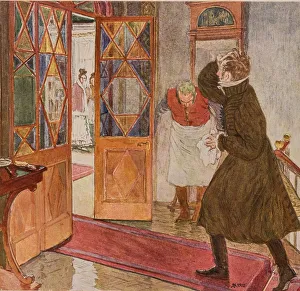 Illustration to the comedy Woe from Wit by Alexander Griboyedov, 1913 Illustration to the comedy Woe from Wit by Alexander Griboyedov, 1913