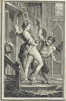 Copper Engraving Collection: Illustration to Contes et Nouvelles by Jean de La Fontaine, 1762