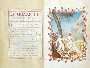 Illustration to Contes et Nouvelles by Jean de La Fontaine, Between 1750 and 1775