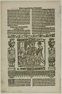 Woodcut On Paper Prints: Illustration from Coronijke van Flaendren