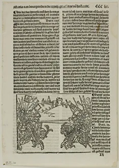 Woodcut On Paper Prints: Illustration from Coronijke van Hollandt