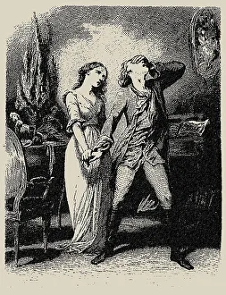 Goethe Prints: Illustration for Das Leiden des jungen Werthers (The Sorrows Of Young Werther)