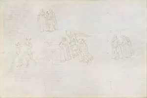 Brown Indian Ink On Paper Gallery: Illustration to the Divine Comedy by Dante Alighieri (Purgatorio 17), 1480-1490