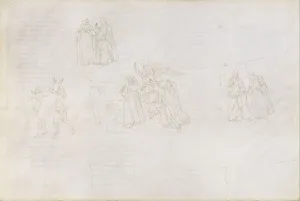 Illustration to the Divine Comedy by Dante Alighieri (Purgatorio 17), 1480-1490. Artist: Botticelli, Sandro (1445-1510)