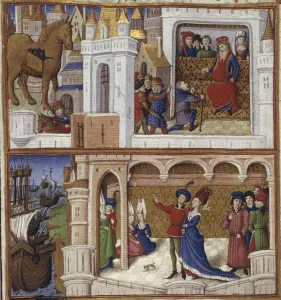 Vergilius Prints: Illustration for the Epic The Aeneid by Virgil
