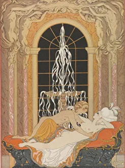 Barbier Gallery: Illustration for the epistolary novel Dangerous Liaisons (Les Liaisons dangereuses), 1934