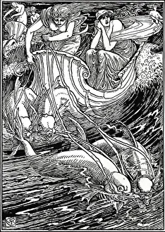 Commanding Prints: Illustration for the Faerie Queene, c1890, (1897). Artist: Walter Crane