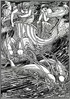 Commanding Collection: Illustration for the Faerie Queene, c1890, (1897). Artist: Walter Crane