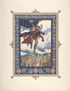 Illustration for the Fairy tale Marya Morevna, c. 1925. Artist: Zvorykin, Boris Vasilievich
