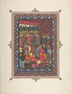 Ivan Tsarevich Prints: Illustration for the Fairy tale Marya Morevna