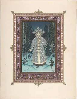 Illustration for the Fairy tale Snegurochka, c. 1925. Artist: Zvorykin, Boris Vasilievich