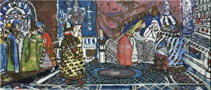 Illustration for the Fairy tale of the Tsar Saltan by A. Pushkin. Artist: Malyutin, Sergei Vasilyevich (1859-1937)