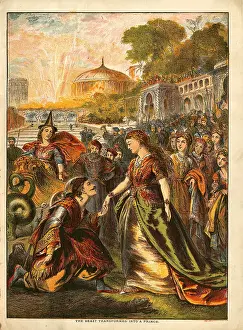 Fairy Tale Prints: Illustration from: 'Beauty and the Beast'