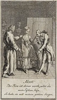 Gesture Prints: Illustration for Gellert's Six Fables and Six Stories