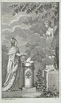 Raptor Collection: Illustration for 'Good Human Characteristics', 1789. Creator: Daniel Nikolaus Chodowiecki