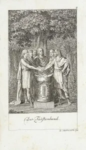 Illustration for Six Great Events of the Last Decade, 1791. Creator: Daniel Nikolaus Chodowiecki