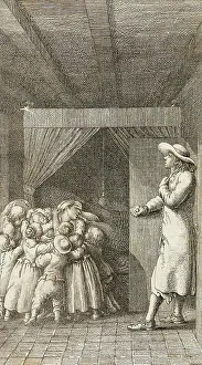 Illustration for Henry Pestalozzi's Leonard and Gertrude or the Village Customs, 1782. Creator: Daniel Nikolaus Chodowiecki