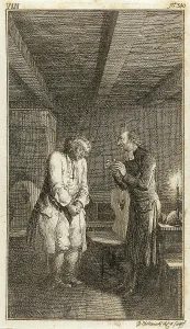 Illustration for Henry Pestalozzi's Leonard and Gertrude or the Village Customs, 1782. Creator: Daniel Nikolaus Chodowiecki