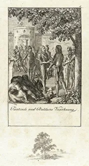 Reconciliation Prints: Illustration for History of the First Crusades, 1800. Creator: Daniel Nikolaus Chodowiecki