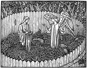 Douglas Percy Collection: Illustration from the Kelmscott Press edition of the Works of Geoffrey Chaucer, 1896 (1964)