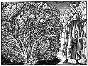 Illustration from the Kelmscott Press edition of the Works of Geoffrey Chaucer, 1896 (1964)