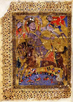 Illustration from Kitab al-aghani (Book of Songs). Artist: Muhammad ibn Abi Talib al-Badri (active c. 1220)