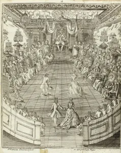 Choreography Collection: Illustration from Le Maitre a danser, 1734. Artist: Rameau, Pierre (1674-1748)