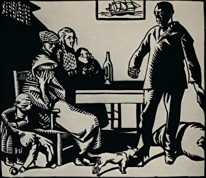 Illustration for Le Retour Du Marin, 1926. Artist: Rene Georges Hermann-Paul
