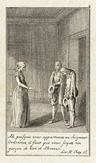 Lesage Alain Rene Prints: Illustration for Le Sage's Gil Blas, 1783. Creator: Daniel Nikolaus Chodowiecki