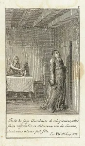 Illustration for Le Sage's Gil Blas, 1783. Creator: Daniel Nikolaus Chodowiecki