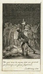 Lesage Alain Rene Prints: Illustration for Le Sage's Gil Blas, 1783. Creator: Daniel Nikolaus Chodowiecki