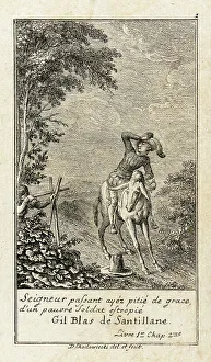 Lesage Alain Rene Prints: Illustration for Le Sage's Gil Blas, 1783. Creator: Daniel Nikolaus Chodowiecki
