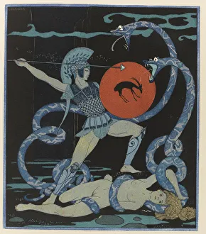 Barbier Gallery: Illustration for Les chansons de Bilitis by Pierre Louys, 1922