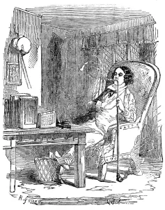Illustration from A Long-Vacation Vigil by Cuthbert Bede, B.A. 1854. Creator: Unknown. Illustration from A Long-Vacation Vigil by Cuthbert Bede, B.A. 1854. Creator: Unknown