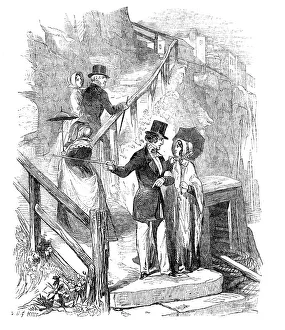 Illustration from A Long-Vacation Vigil by Cuthbert Bede, B.A. 1854. Creator: Unknown. Illustration from A Long-Vacation Vigil by Cuthbert Bede, B.A. 1854. Creator: Unknown