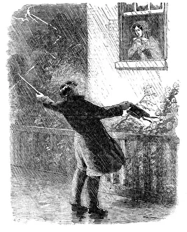 Thunder Prints: Illustration from A Long-Vacation Vigil by Cuthbert Bede