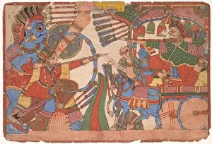 C 1800 Gallery: Illustration to the Mahabharata, c. 1800. Creator: Unknown