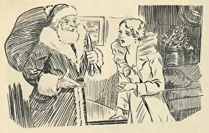 Civil And Military Gazette Collection: Illustration from The Mystification of Santa Claus, 1936. Creator: Unknown