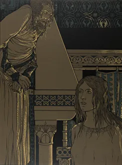 Illustration The Nibelungs, 1898-1901