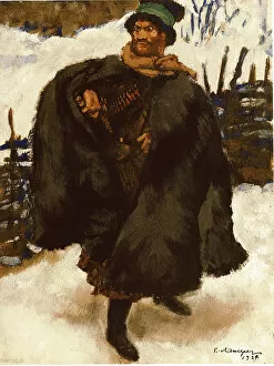 Illustration to the novel Hadji Murad by Leo Tolstoy, 1924. Artist: Lanceray (Lansere), Evgeny Evgenyevich (1875-1946)