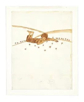 1942 Prints: Illustration for novella The Little Prince (Le Petit Prince), 1942. Creator: Saint-Exupery