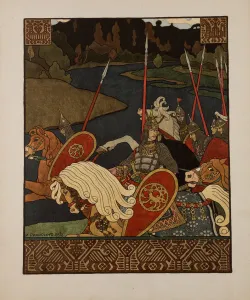 Magic Prints: Illustration for Old Russian Legend Volga, 1901-1904