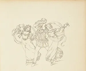 Schwind Prints: Illustration for Opera The Marriage of Figaro by Wolfgang Amadeus Mozart