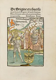 Illustration for De Origine et conversatione bonorum Regum by Sebastian Brant, 1495 Illustration for De Origine et conversatione bonorum Regum by Sebastian Brant, 1495
