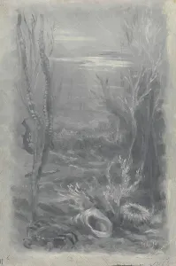 Illustration for the poem Appearance of England in Henrik Wergeland, probably 1894. Creator: Wilhelm Peters