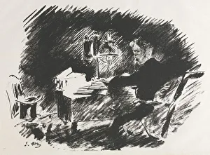 Illustration for The Raven by Edgar Allan Poe. Creator: Edouard Manet (French, 1832-1883)
