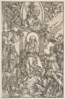 St Michael Gallery: Illustration from Revelations Sancte Birgitte, Koberger Nuremberg 1502 (German Text).n.d