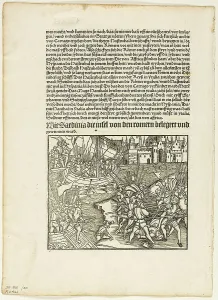 Woodcut On Paper Prints: Illustration from Romische Historien by Titus Livius